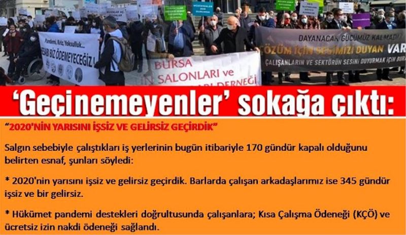 Geçinemiyoruz