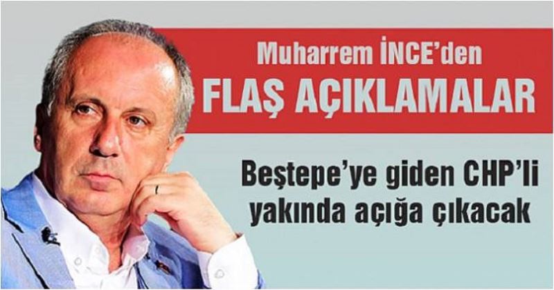 İnce: Erdoğan samimi değil-Tekere çomak soktum