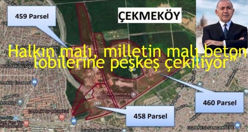 Tekin, Halkın malı, milletin malı beton lobilerine peşkeş çekilmek zorunda mı?