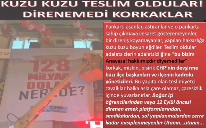 KUZU KUZU TESLİM OLDULAR! DİRENEMEDİ KORKAKLAR 