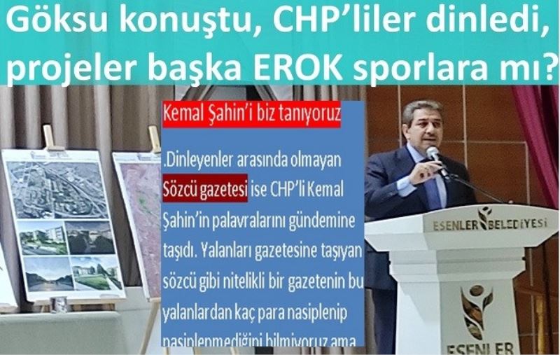 Göksu konuştu, CHP