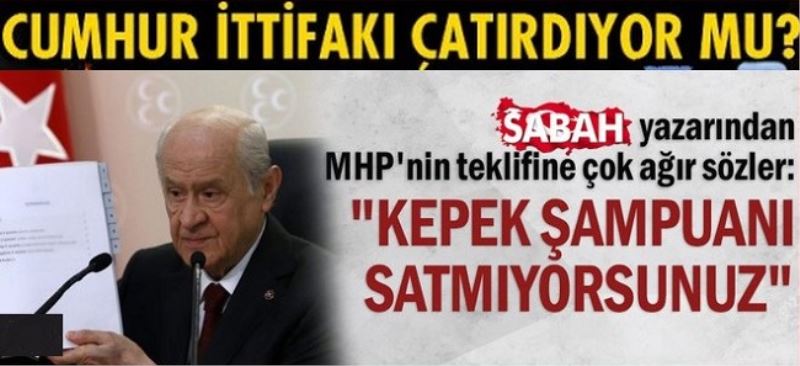 CUMHUR İTTİFAKI ÇATIRDIYOR MU?