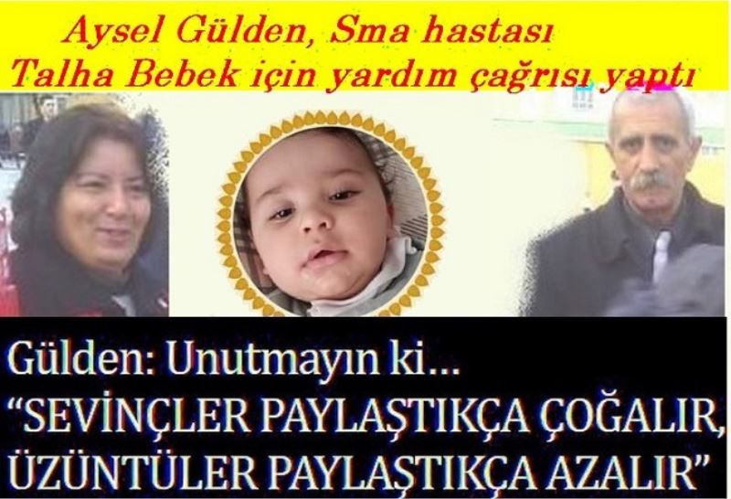 Aysel Gülden, Sma hastası Talha Bebek için yardım çağrısı yaptı 