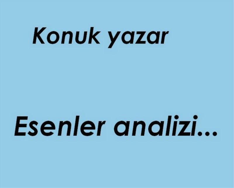 Esenler analizi
