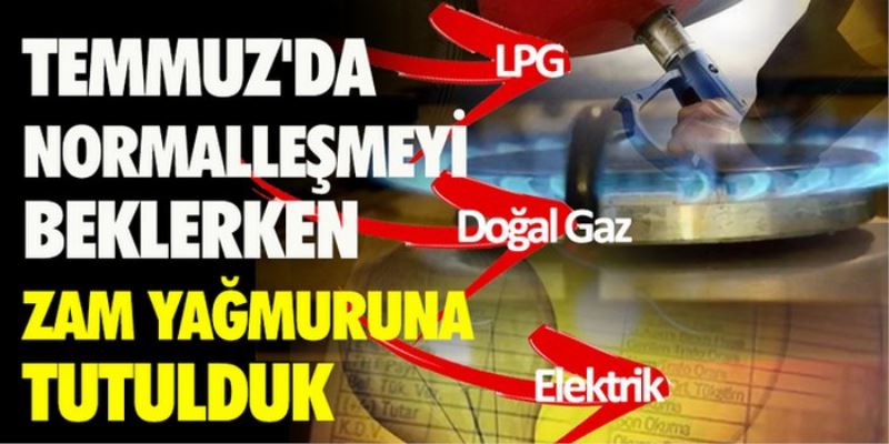 ZAM YAĞMURU BAŞLADI