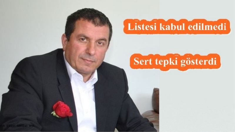 Listesi kabul edilmedi