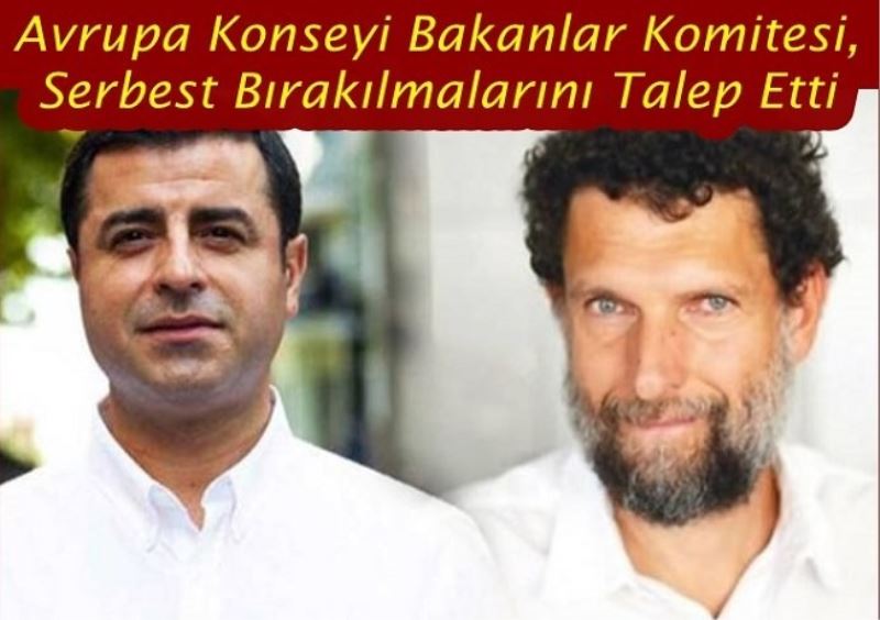 Avrupa Konseyi Bakanlar Komitesi, Serbest Bırakılmalarını Talep Etti