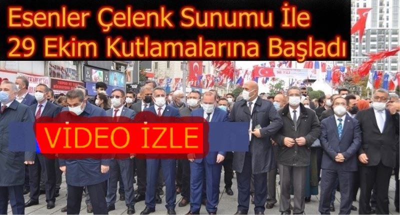 Esenler Çelenk Sunumu İle 29 Ekim Kutlamalarına Başladı