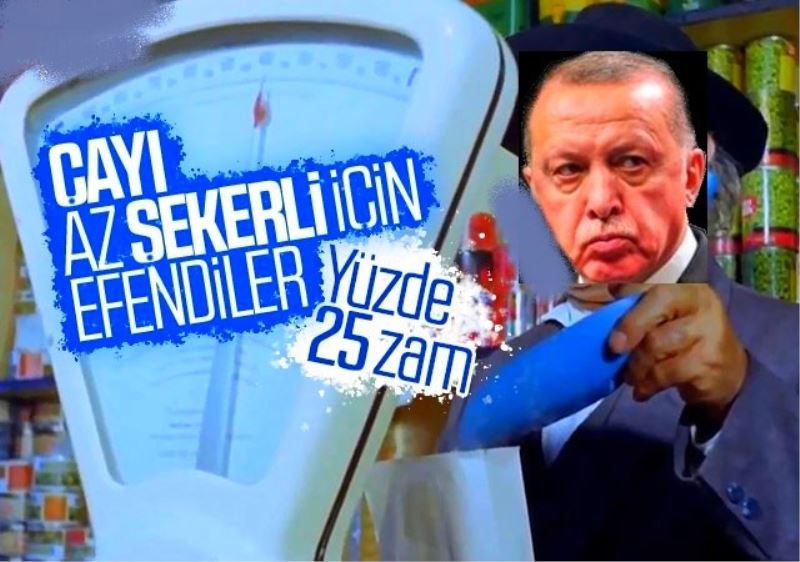 Ağzımızın tadı kaçtı: Şekere %25 zam geldi