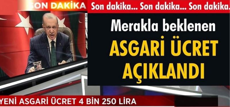Asgari ücret 4 bin 250 TL...Harca...Harca Bitmez... 