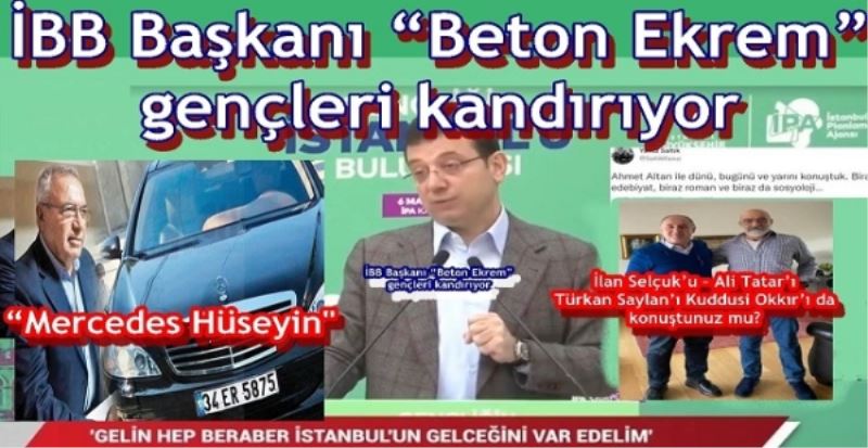  İBB Başkanı Beton Ekrem