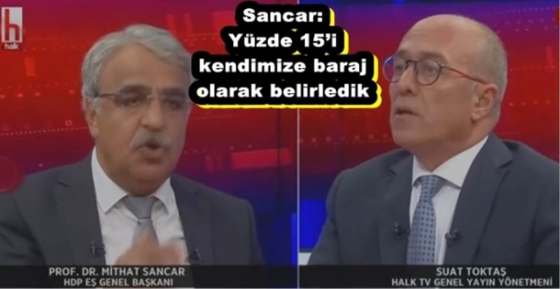 Mithat Sancar:  Yüzde 15