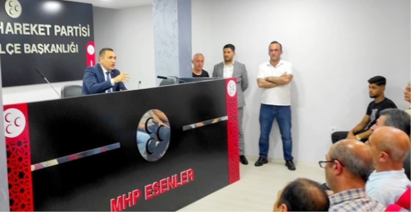 Esenler MHP Suriye Türkmenlere kucak açtı 