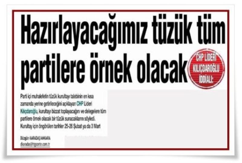 Örnek Kurultay Örnek Tüzük